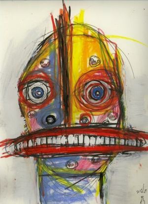 Original painting for Linda King’s Bukowski Undigested (2008), by Matt Sesow — 6 of 41