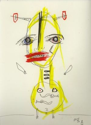 Original painting for Linda King’s Bukowski Undigested (2008), by Matt Sesow — 7 of 41