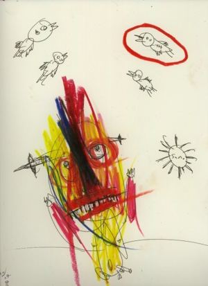 Original painting for Linda King’s Bukowski Undigested (2008), by Matt Sesow — 27 of 41