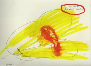 Original painting for Linda King’s Bukowski Undigested (2008), by Matt Sesow — 28 of 41