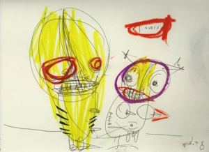 Original painting for Linda King’s Bukowski Undigested (2008), by Matt Sesow — 32 of 41