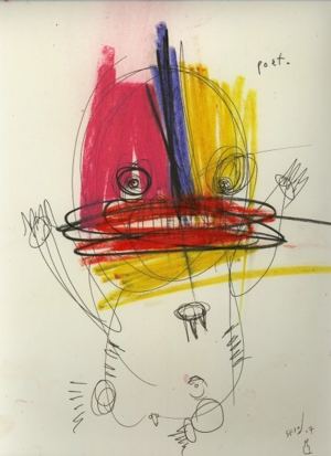 Original painting for Linda King’s Bukowski Undigested (2008), by Matt Sesow — 33 of 41