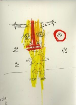Original painting for Linda King’s Bukowski Undigested (2008), by Matt Sesow — 38 of 41
