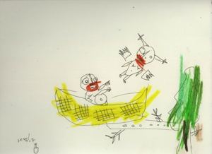 Original painting for Linda King’s Bukowski Undigested (2008), by Matt Sesow — 40 of 41