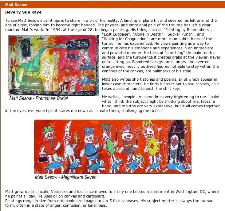 Folk Art Finder, 1997: image 03 from the original sesow.com press page