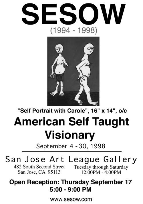 San Jose Art League, 1998: image 01 from the original sesow.com press page