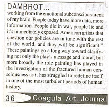 Coagula Magazine, 2003: image 04 from the original sesow.com press page