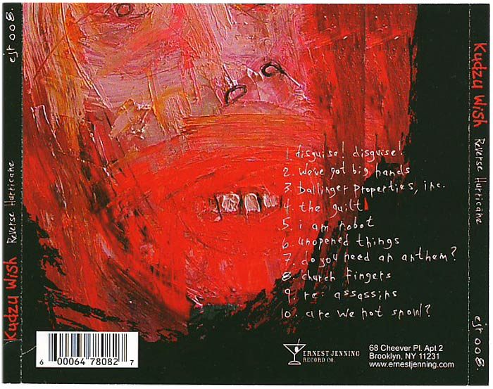 Kudzu Wish CD cover, 2003: image 02 from the original sesow.com press page