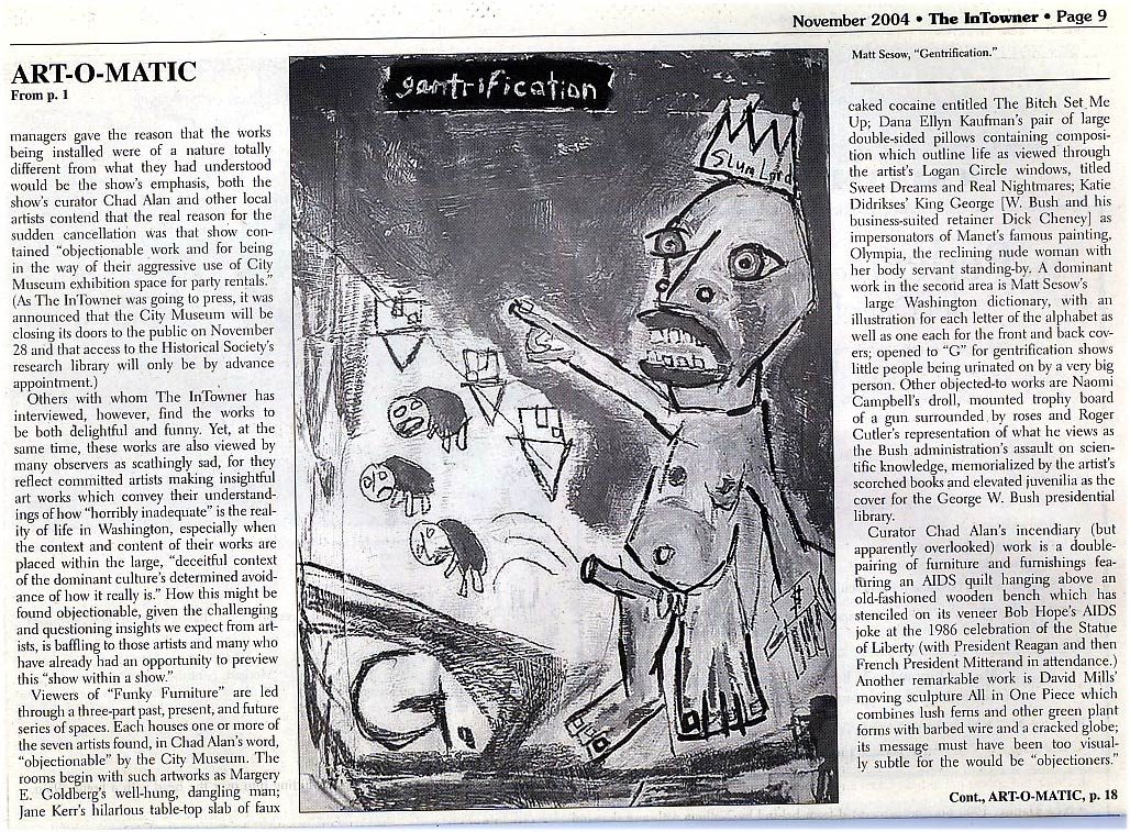 Artomatic 2004, 2004: image 06 from the original sesow.com press page