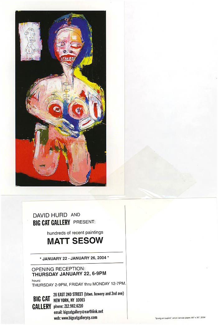Solo Show, New York City, 2004: image 13 from the original sesow.com press page
