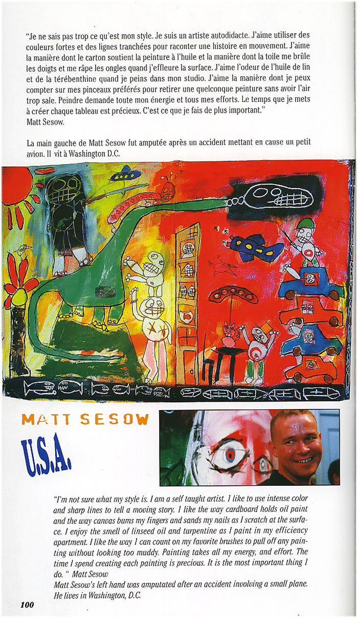 Art Singulier Show Catalog, 2005: image 02 from the original sesow.com press page