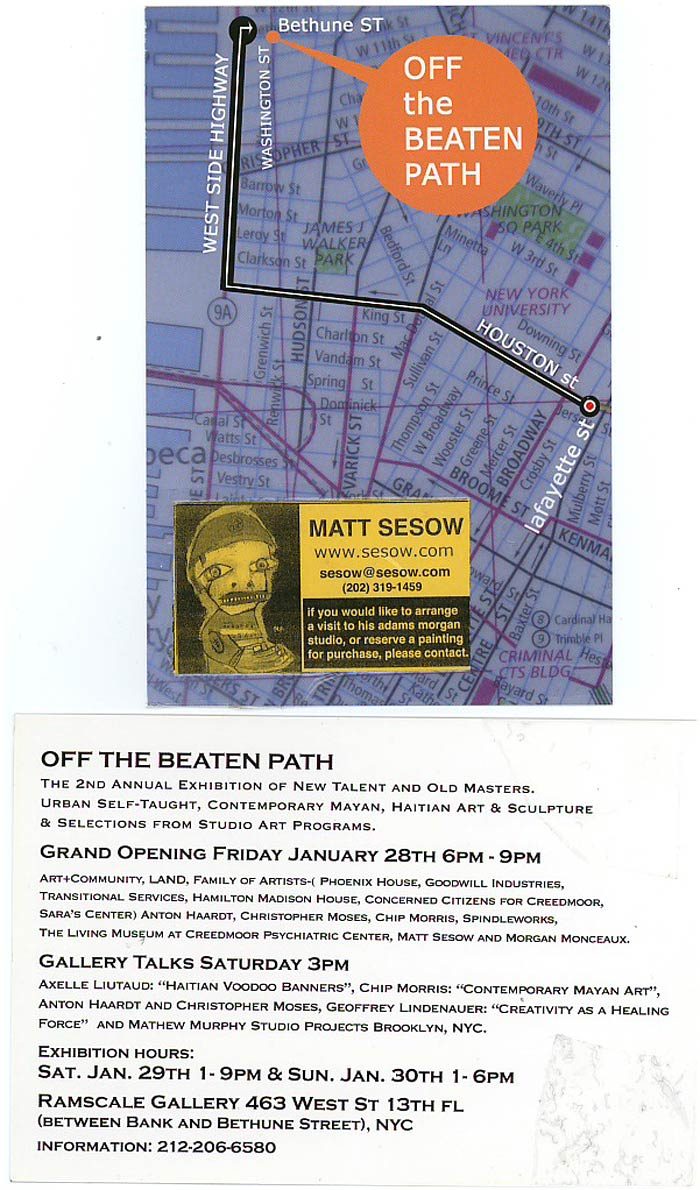 Off The Beaten Path, 2005: image 03 from the original sesow.com press page