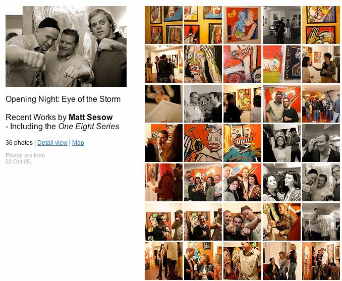 Solo Show Washington, DC, 2005: image 02 from the original sesow.com press page