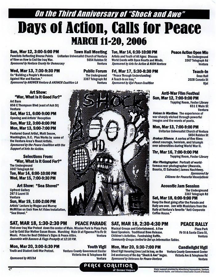 Days of Action, Calls For Peace, 2006: image 16 from the original sesow.com press page