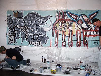 2 person show, 2007: image 17 from the original sesow.com press page