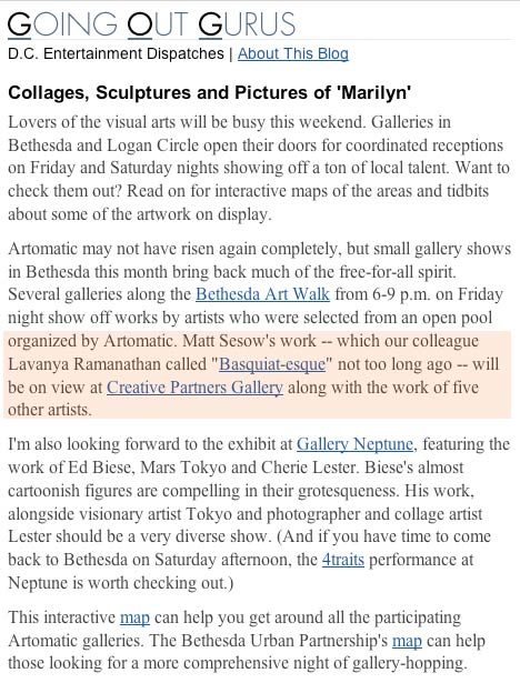 Artomatic Bethesda 2007, 2007: image 17 from the original sesow.com press page
