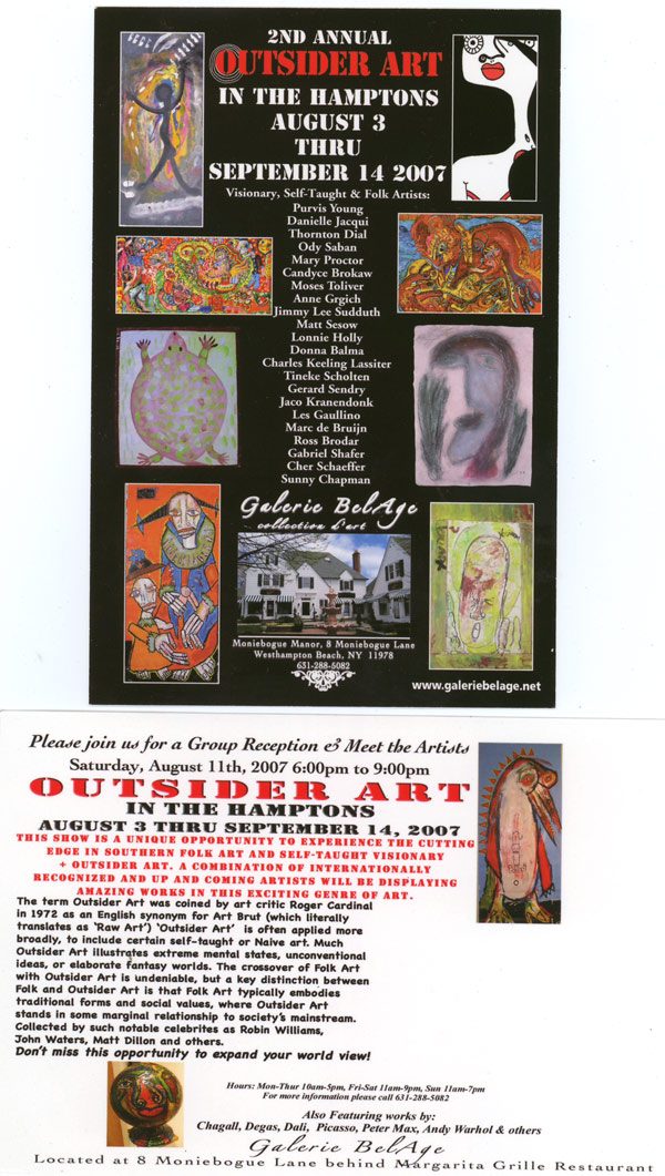 Outsider Art in the Hamptons (2007), from Matt Sesow's press archive