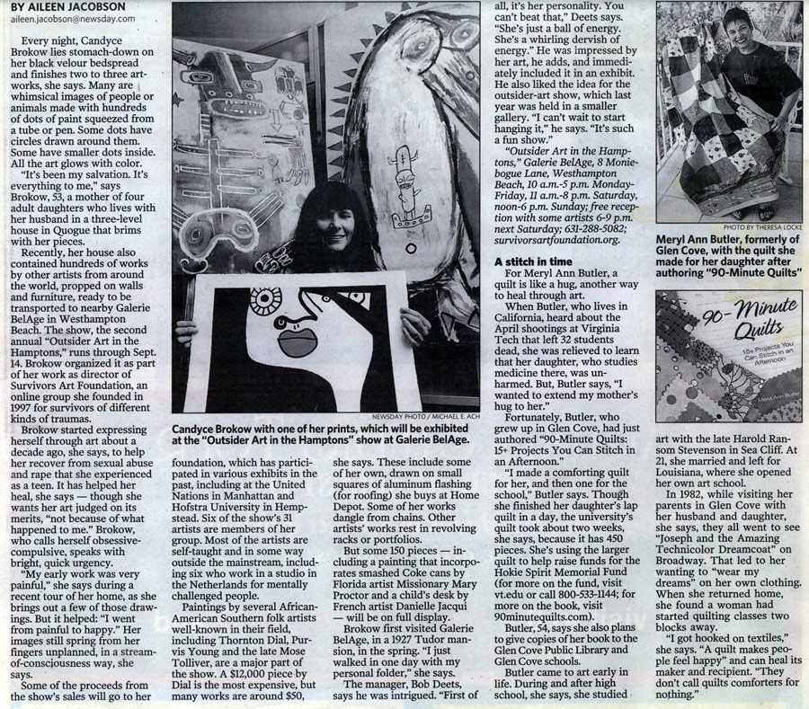 Outsider Art in the Hamptons (2007), from Matt Sesow's press archive