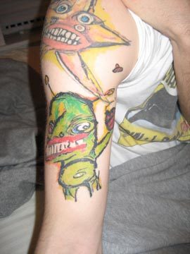 sesow tattoo (2007), from Matt Sesow's press archive