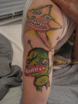 sesow tattoo (2007), from Matt Sesow's press archive