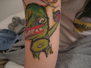 sesow tattoo (2007), from Matt Sesow's press archive