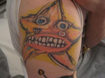sesow tattoo (2007), from Matt Sesow's press archive