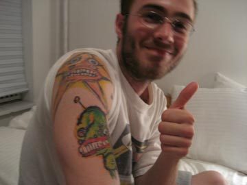 sesow tattoo (2007), from Matt Sesow's press archive