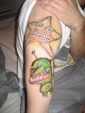 sesow tattoo (2007), from Matt Sesow's press archive