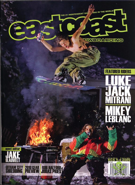 Interview East Coast Snow Boarding Magazine, 2009: image 01 from the original sesow.com press page