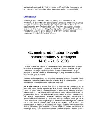 42. mednarodni tabor likovnih samorastnikov v Trebnjem, 13.–20. 6. 2009 (42nd International Meeting of Self-Taught, page 3