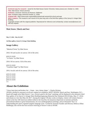 Matt Sesow: Shock and Awe, page 1