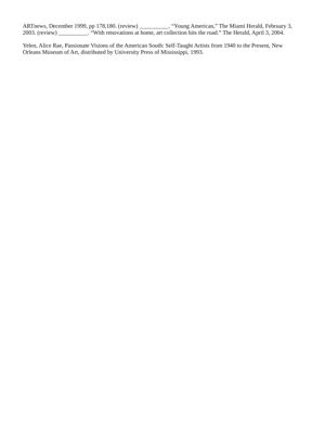 Purvis Young exhibition history (purvisyoung.com), page 11